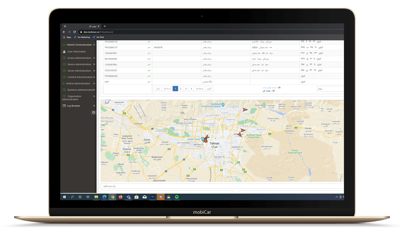mobiCar Dashboard